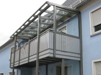 Balkonanbau mit Alu Liba Modell Franken