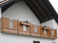 Modell Franken im Alu Liba System mit aufgesetzter Raute und Stabeinlage