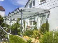 Terrassenueberdachung mit seitlichen Schiebeelementen